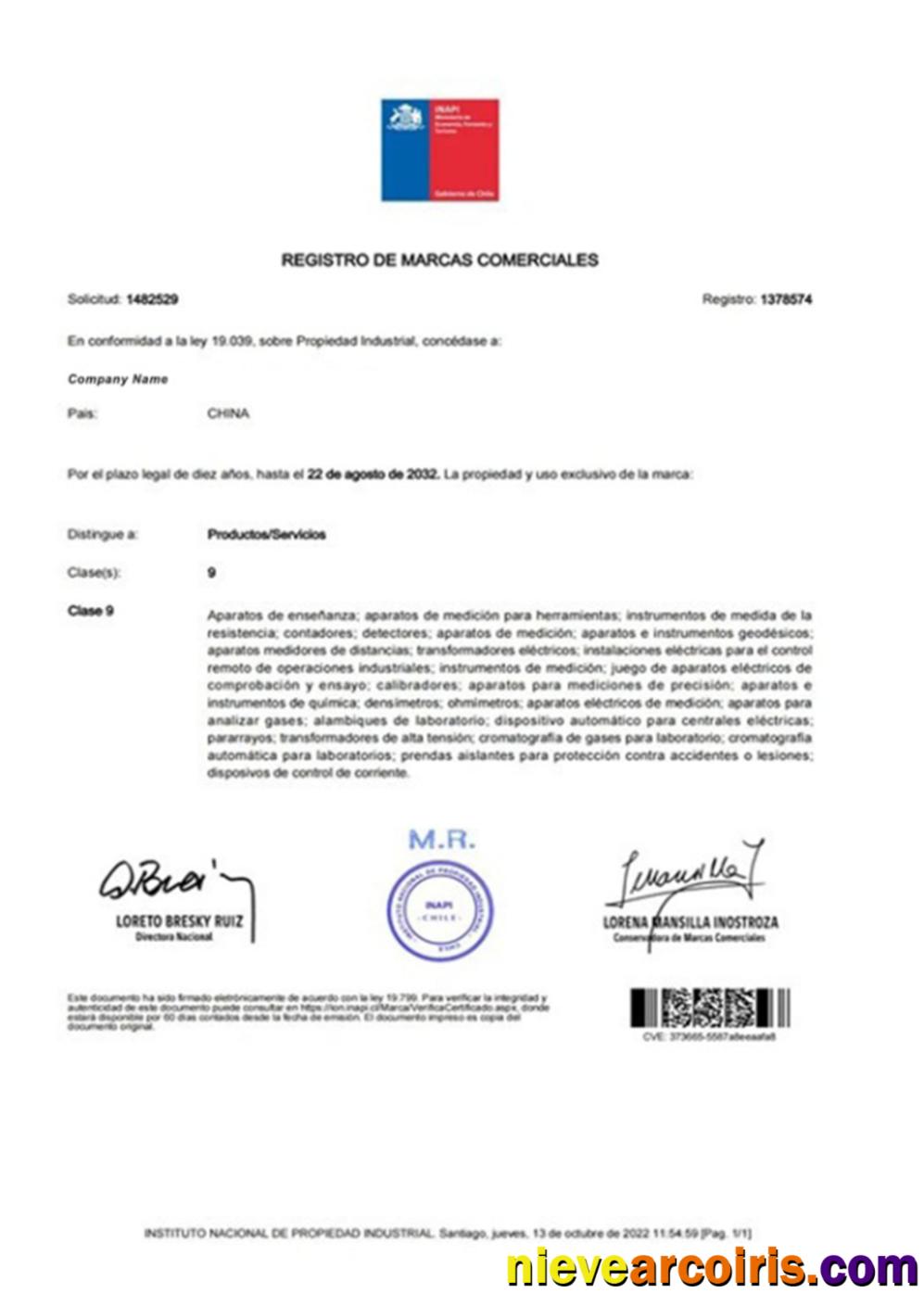 China Business Registration License
